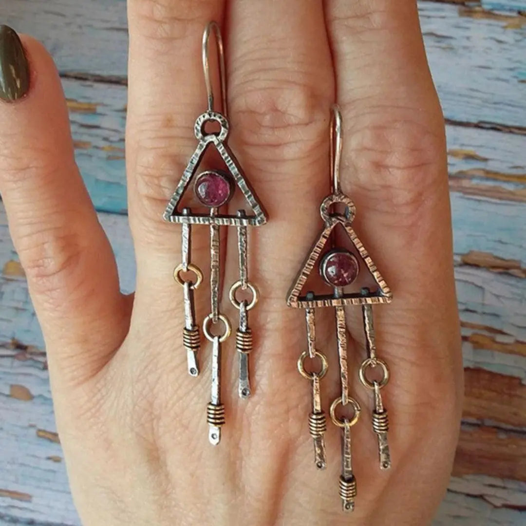 Egyptian vintage style earrings