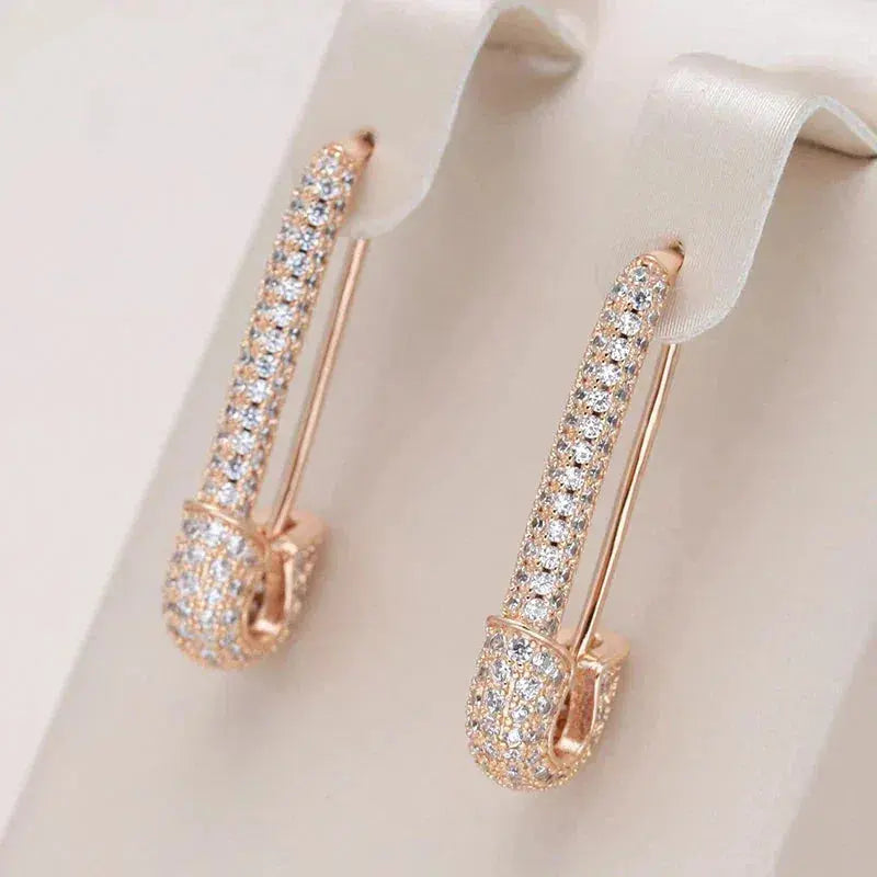 Shiny clip-on earrings
