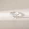 Lumina radiant solitaire ring