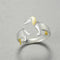Sterling silver ring with a 925 sterling dachshund