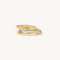 Serenity gold swivel ring