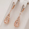 Hanging mandala earrings in gold color