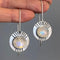 Boho earrings with moonstone