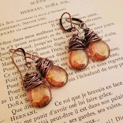 Cosmic crystal earrings