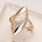 Chrysalis gold and diamond ring