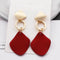 Vintage earrings in red