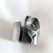 Vintage ring in dark silver color