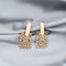 Elegant earrings with ivy