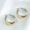Boho earrings in silver and gold