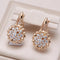 Elegant, glittering mandala earrings