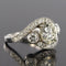 Sparkling ring with crystal silver